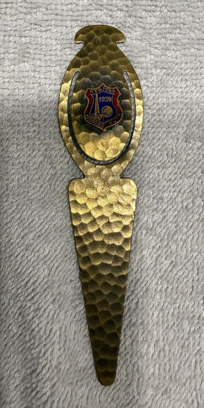 Vintage 1939 New York Worlds Fair Letter Opener